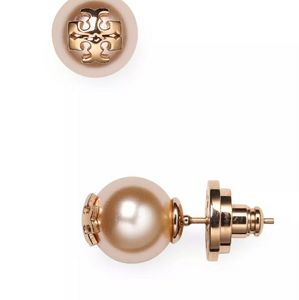 TORY BURCH-Simulated Pearl Stud Earrings